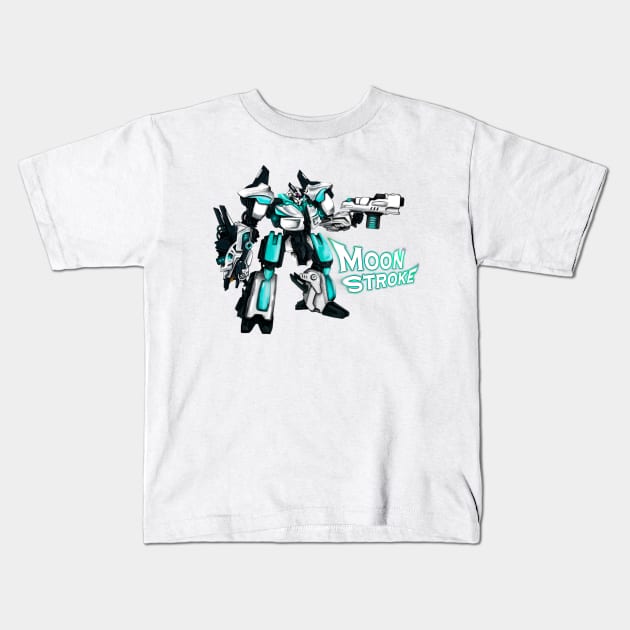 BattleBots Moonstroke Kids T-Shirt by AndreyG